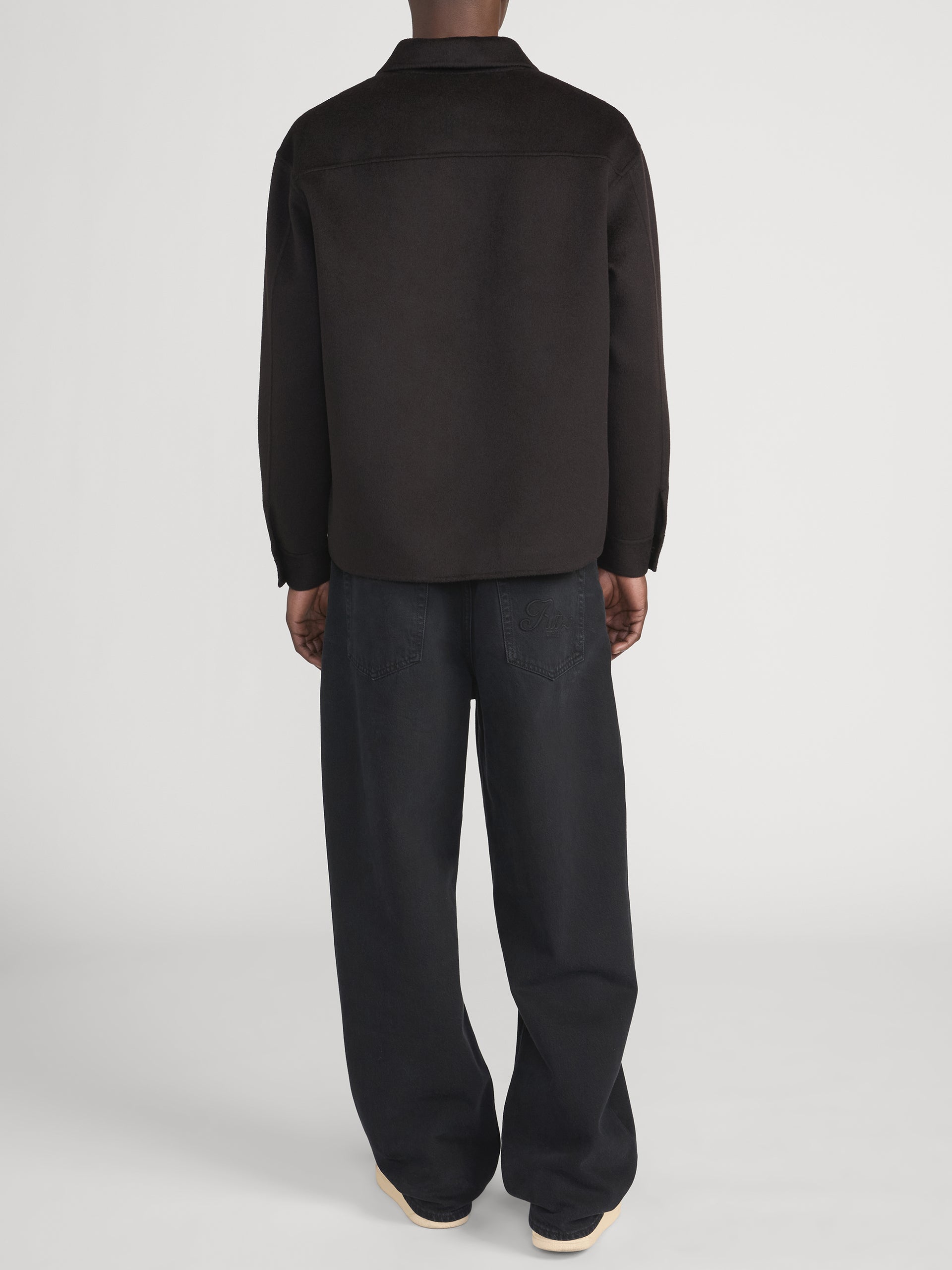 Ritz Overshirt Back On Model 