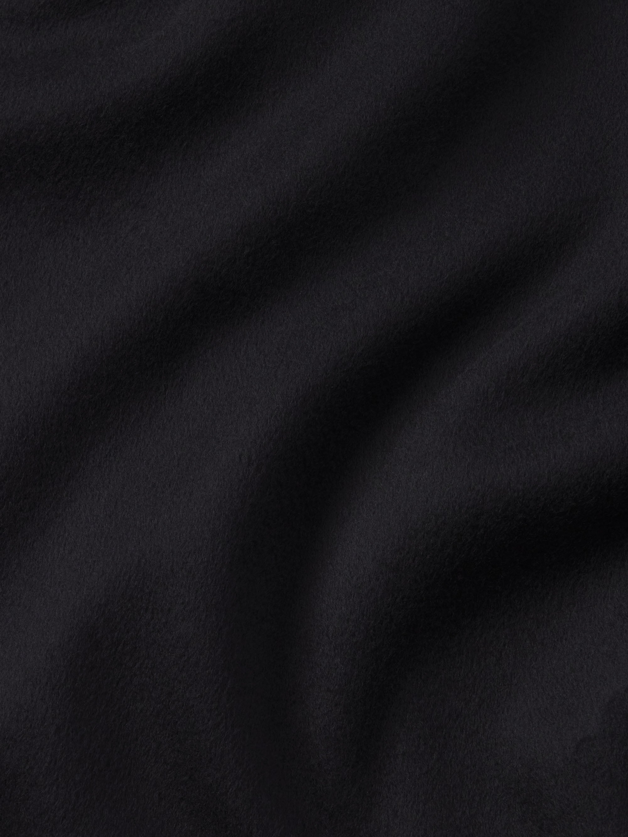 DOUBLE FACE WOOL BLOUSON BLACK