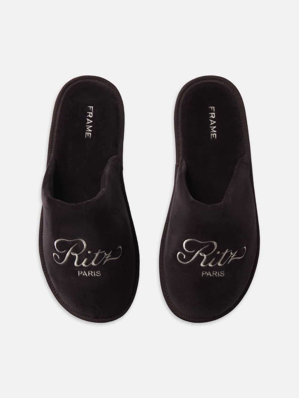 Ritz Unisex House Slippers -- Chocolate Brown