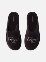 Ritz Unisex House Slippers -- Chocolate Brown