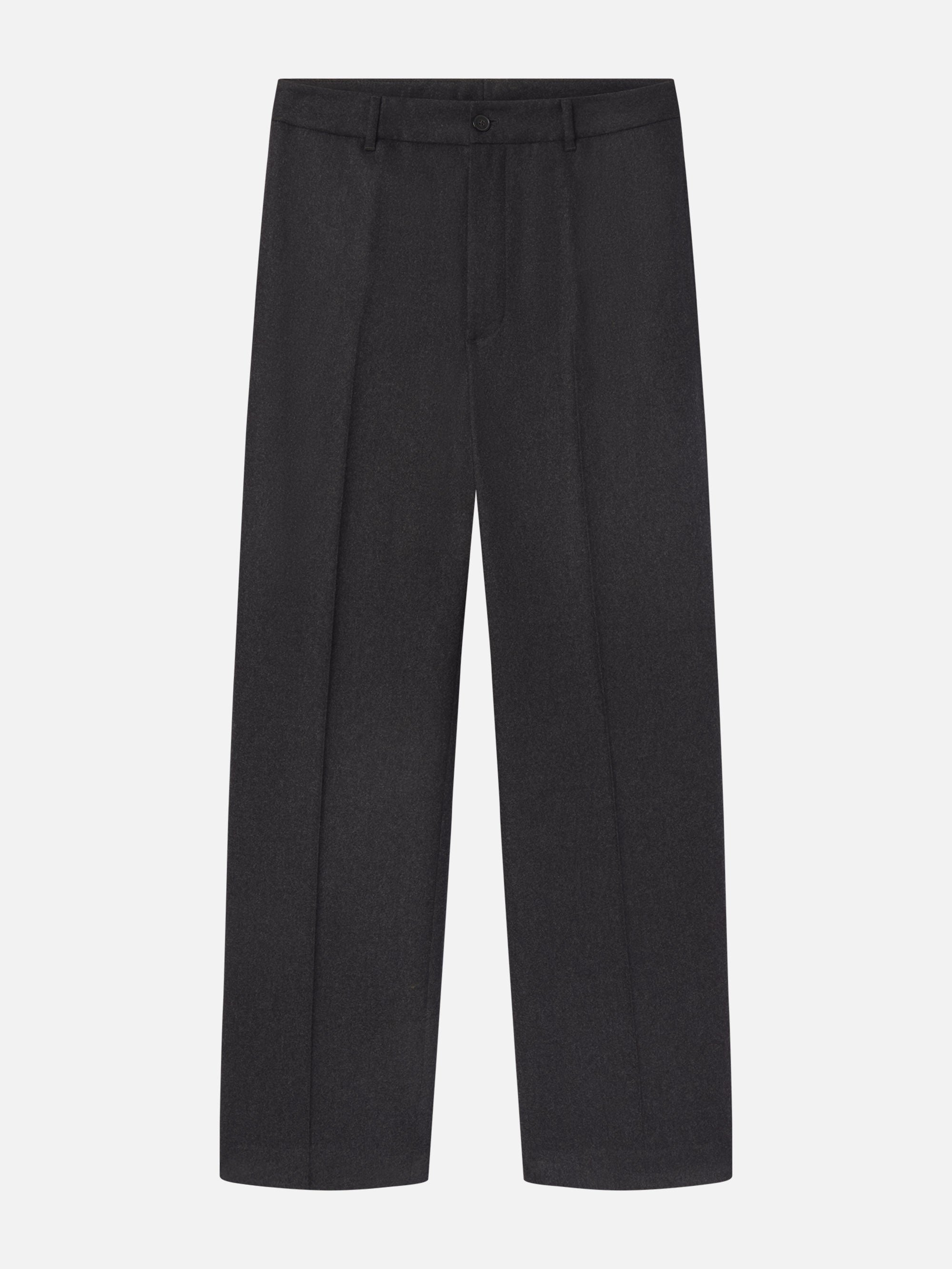 STRAIGHT LEG TROUSERS DARK CHARCOAL