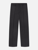 Straight Leg Trousers -- Dark Charcoal