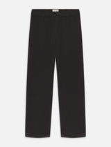 Relaxed Cotton Trousers -- Washed Black