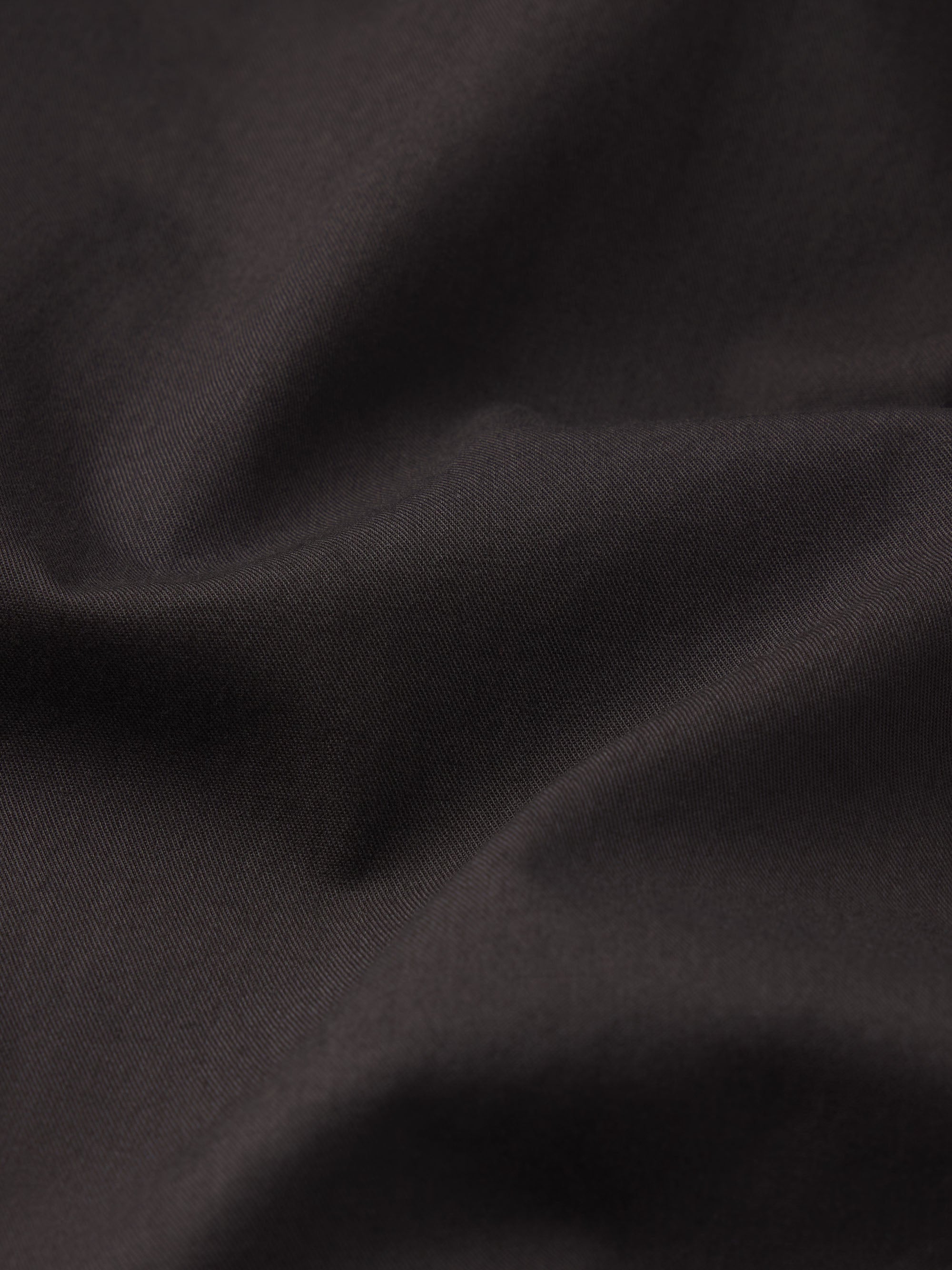 Relaxed Cotton Trousers -- Washed Black