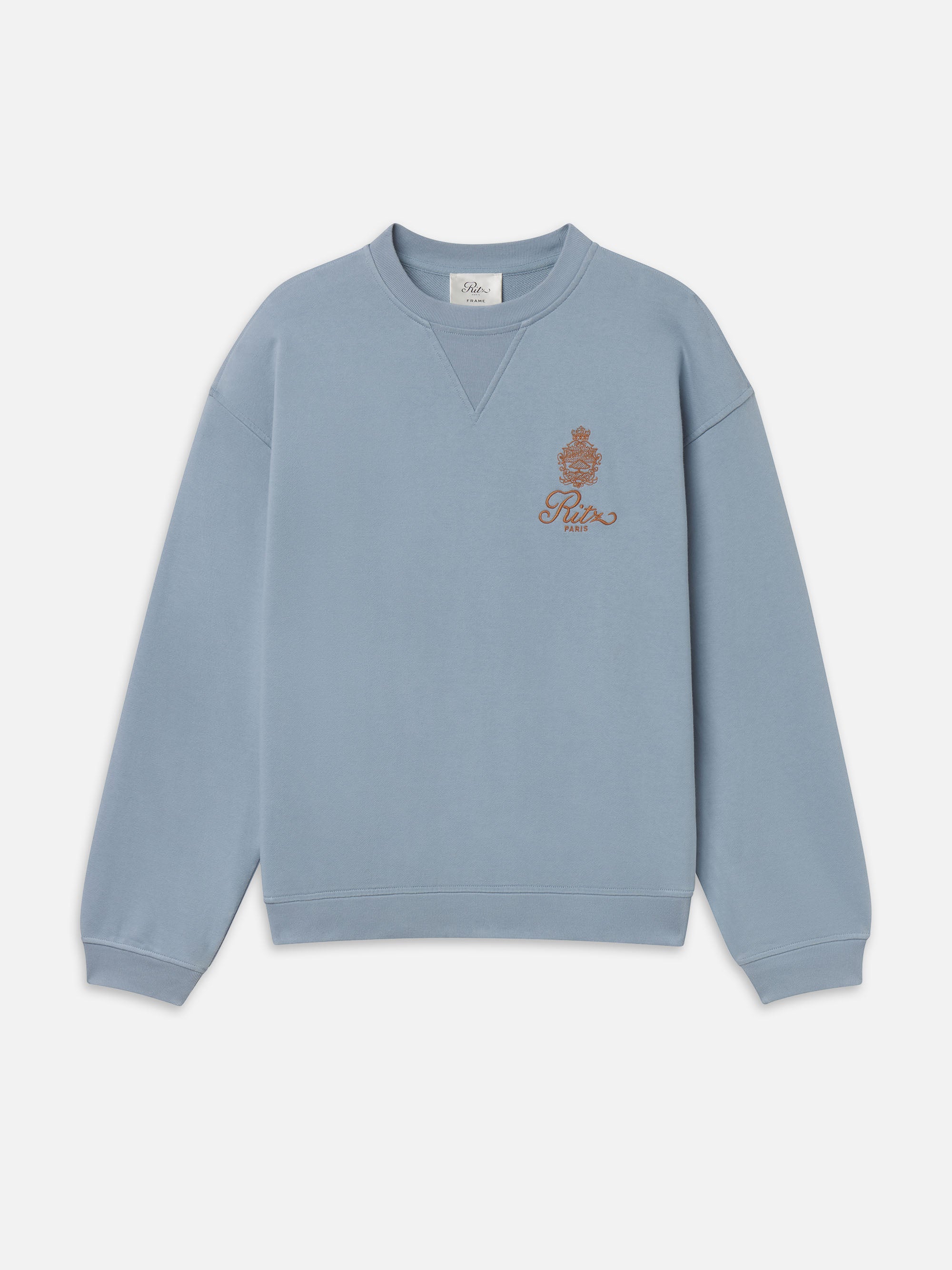 【美品】BASErange LIGHT RELIEF SWEATSHIRT The Ritz Unisex Sweatshirt -- Light Blue