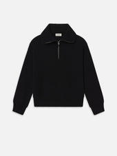 Half Zip Sweater -- Black