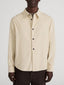 Micro Cord Shirt -- Warm Cream