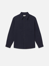 Soft Weave Shirt -- Heather Navy