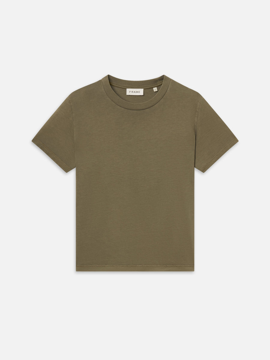 Light Cotton Tee - Antique Green