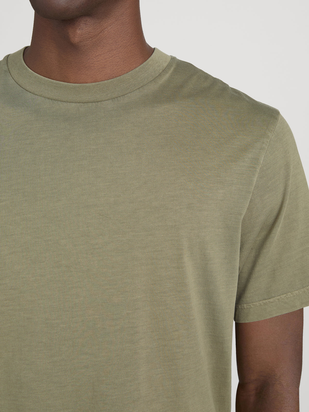Light Cotton Tee - Antique Green