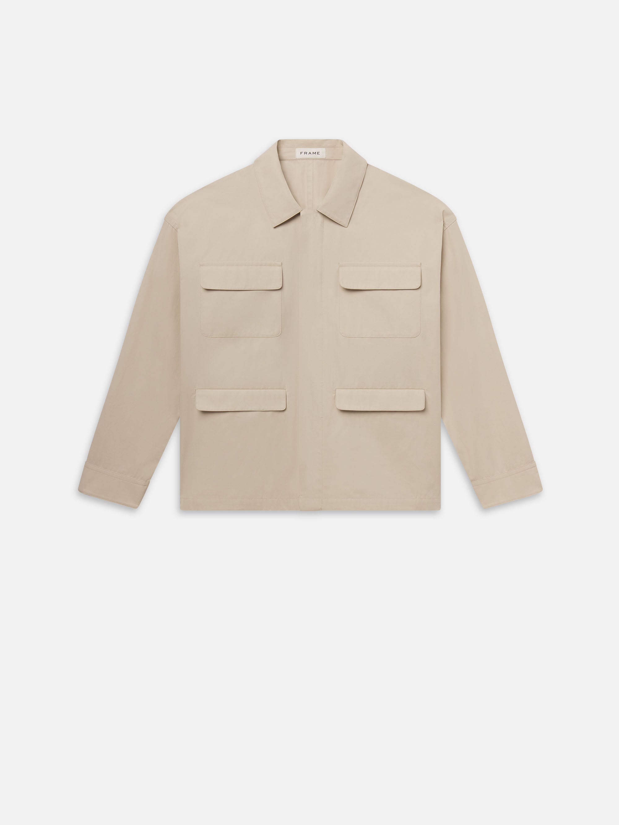 LIGHT MULTI POCKET JACKET LIGHT BEIGE