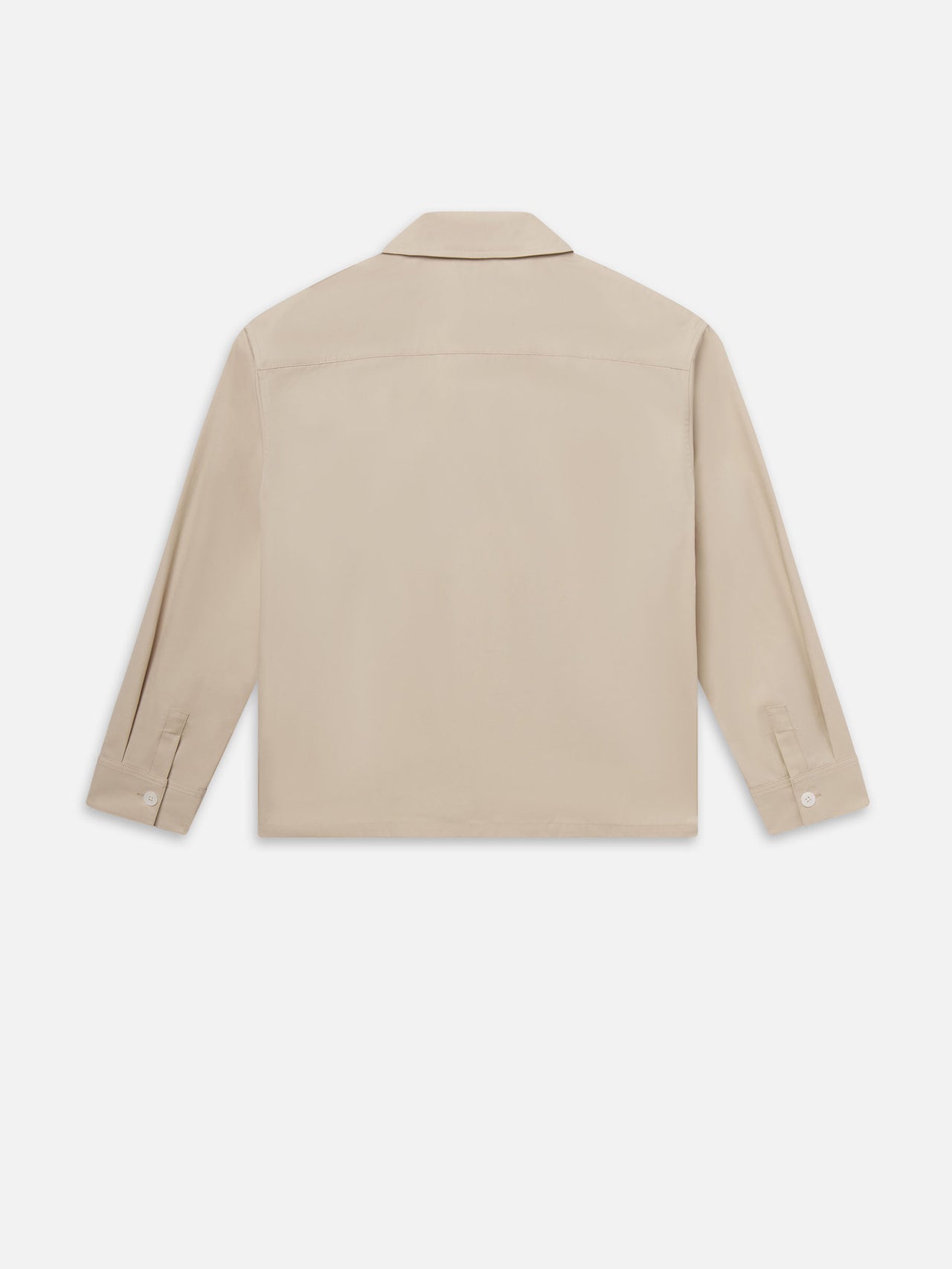 Double Pocket Over Shirt -- Light Beige