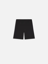Wool Relaxed Shorts -- Black