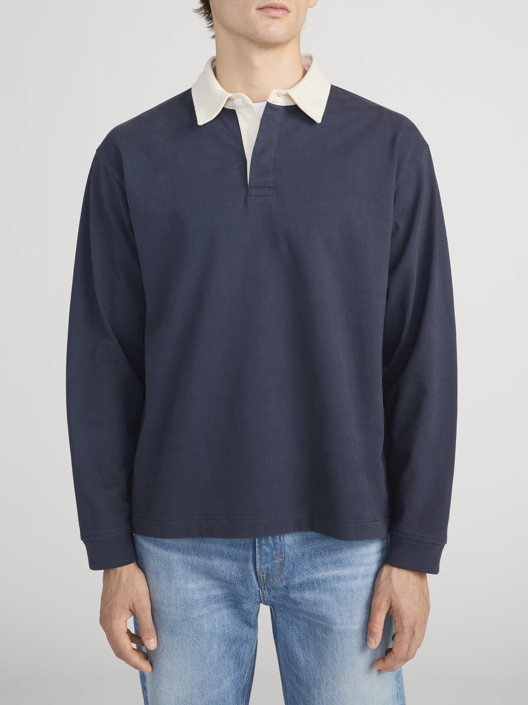 RUGBY POLO SHIRT DARK NAVY