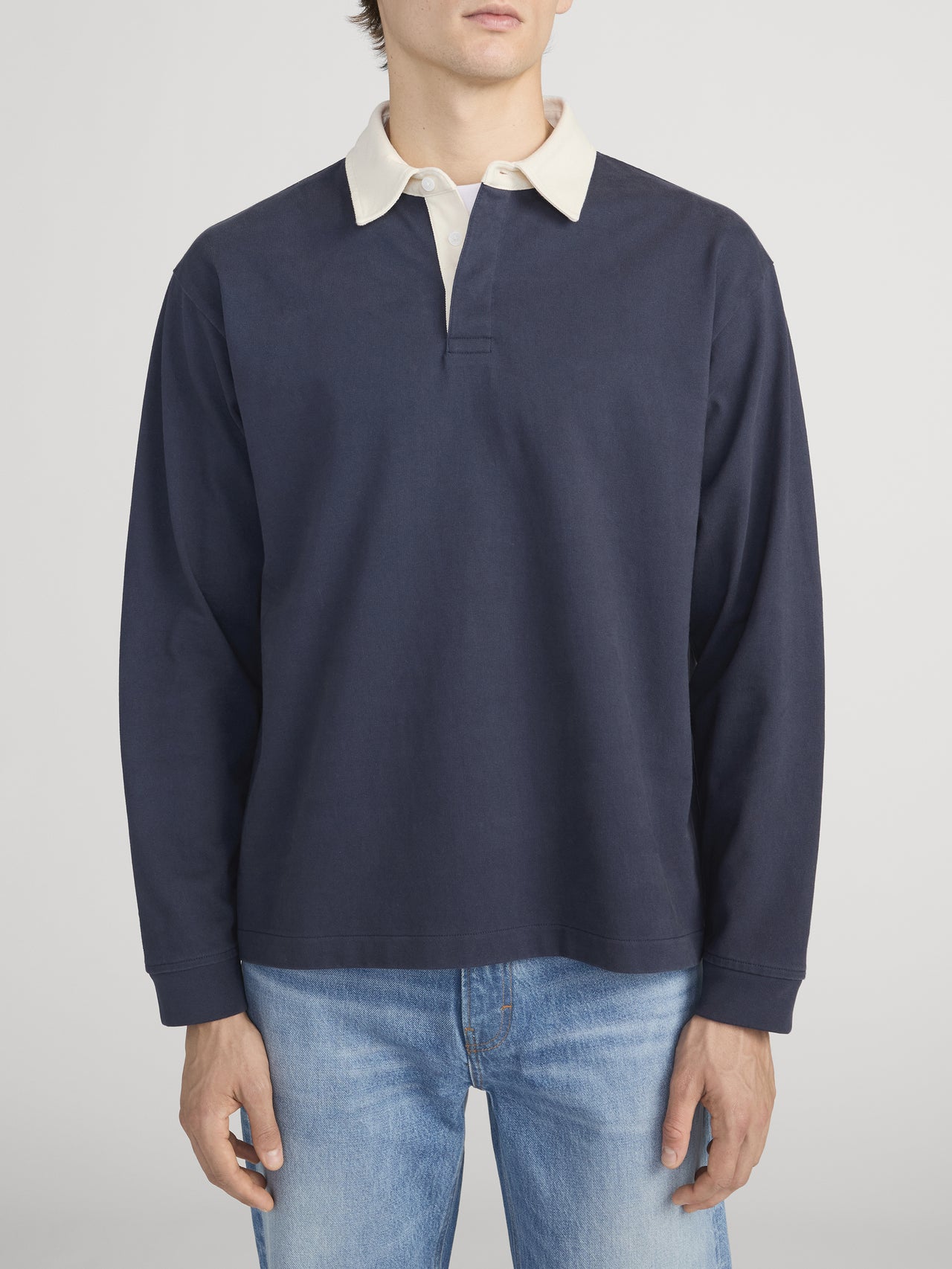 Rugby Polo Shirt -- Dark Navy