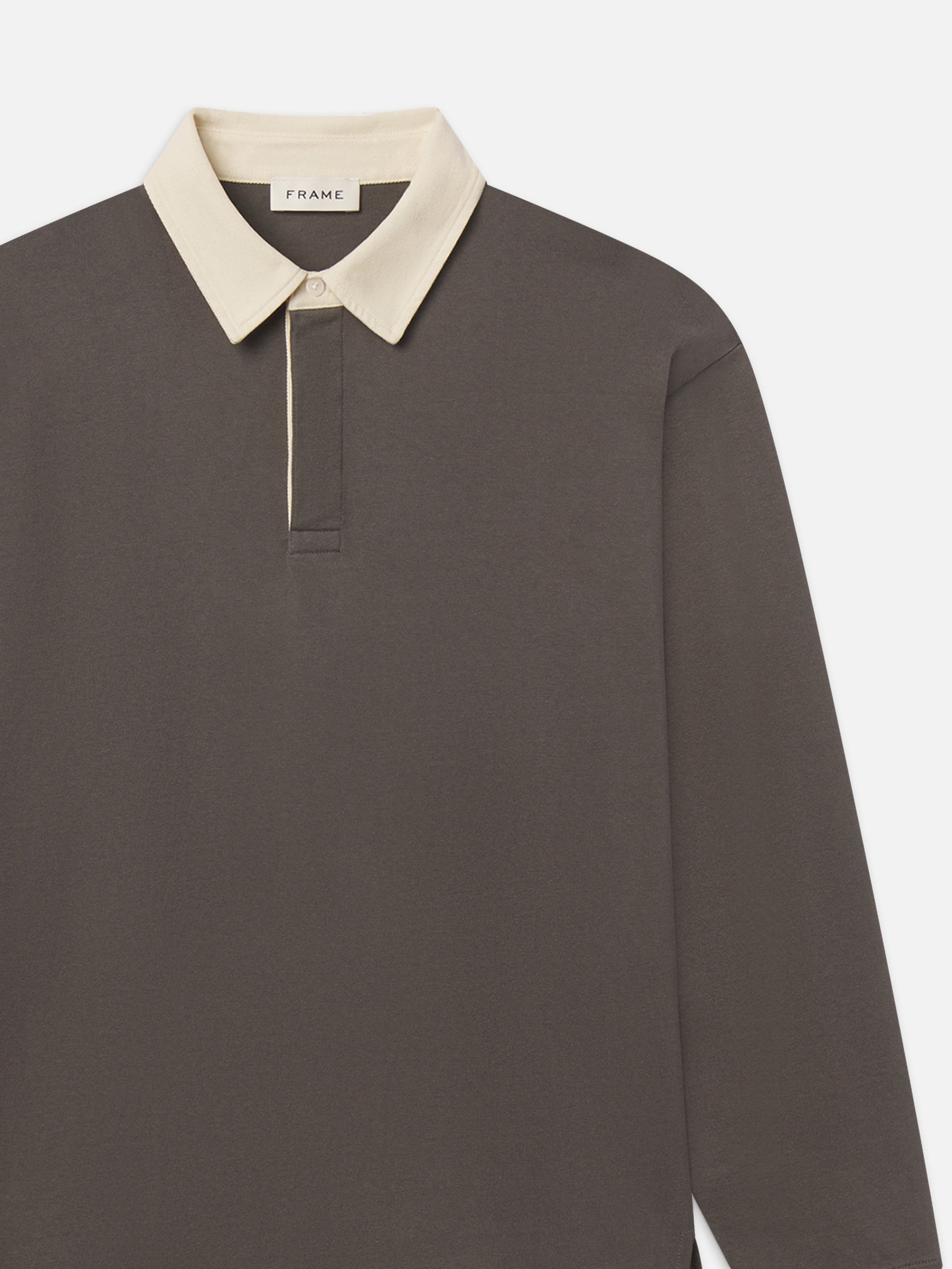 Rugby Polo Shirt -- Grey