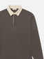 Rugby Polo Shirt -- Grey