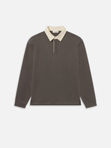 Rugby Polo Shirt -- Grey