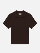 Textured Polo -- Brown