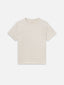 Jacquard Stripe Tee -- Cream/ Mauve Stripe