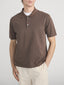 Washed Light Pique Polo -- Antique Cafe
