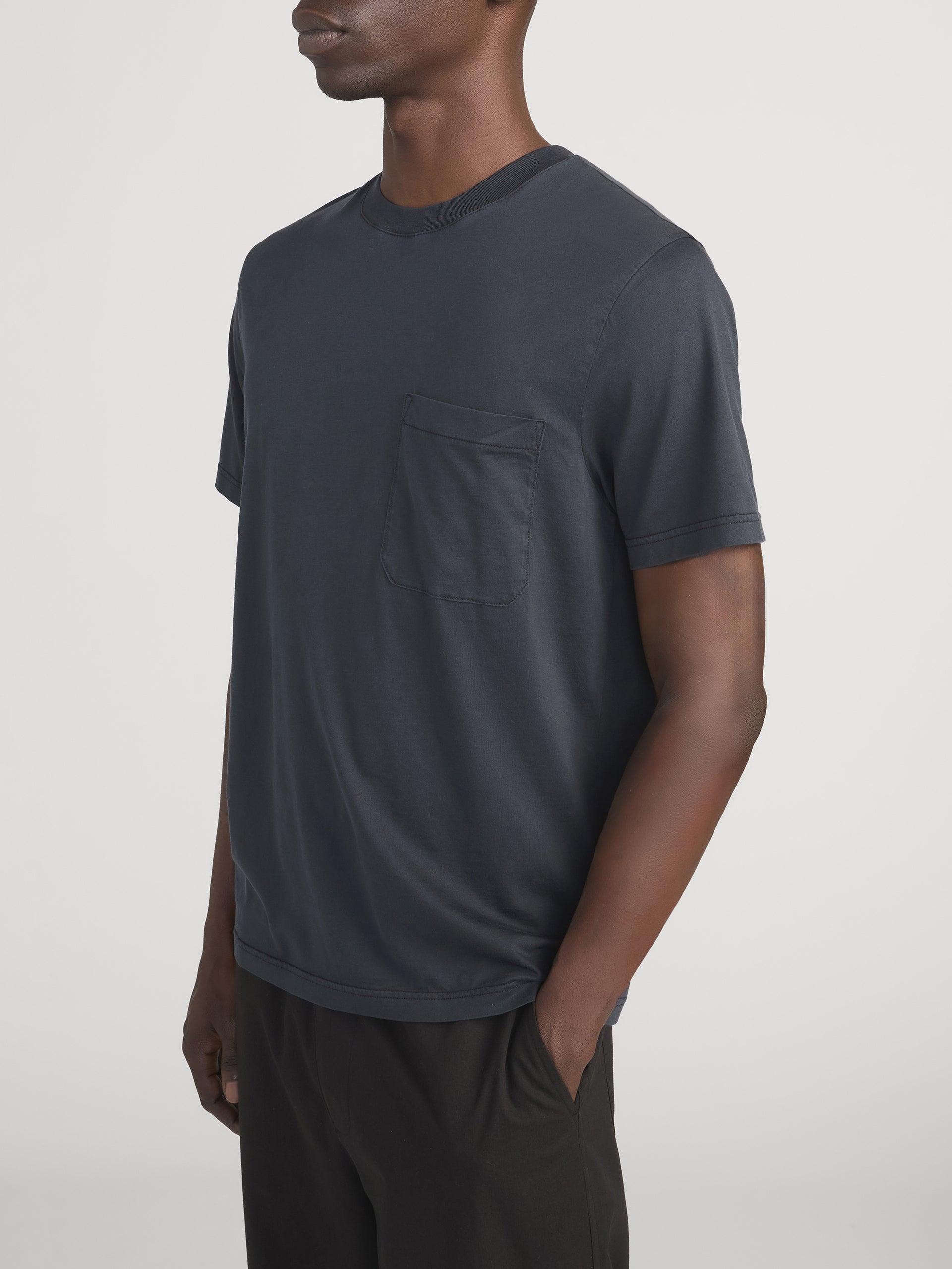 Tee On Model Side 