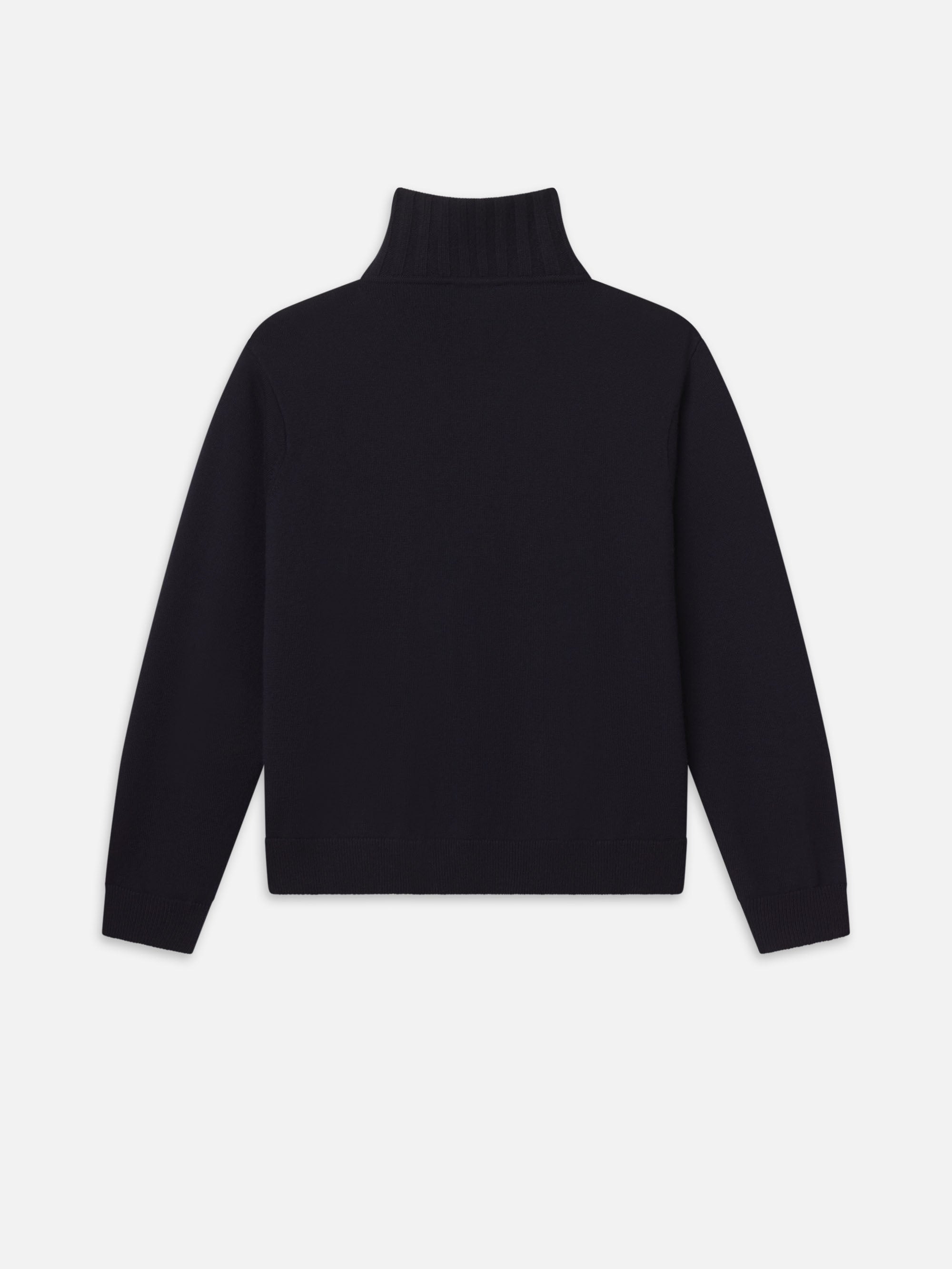 Half Zip Sweater -- Dark Navy
