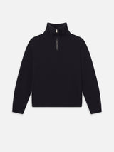 Half Zip Sweater -- Dark Navy