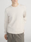 Ribbed Crewneck Sweater -- Cream