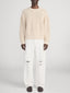 Crochet Sweater -- Light Stone