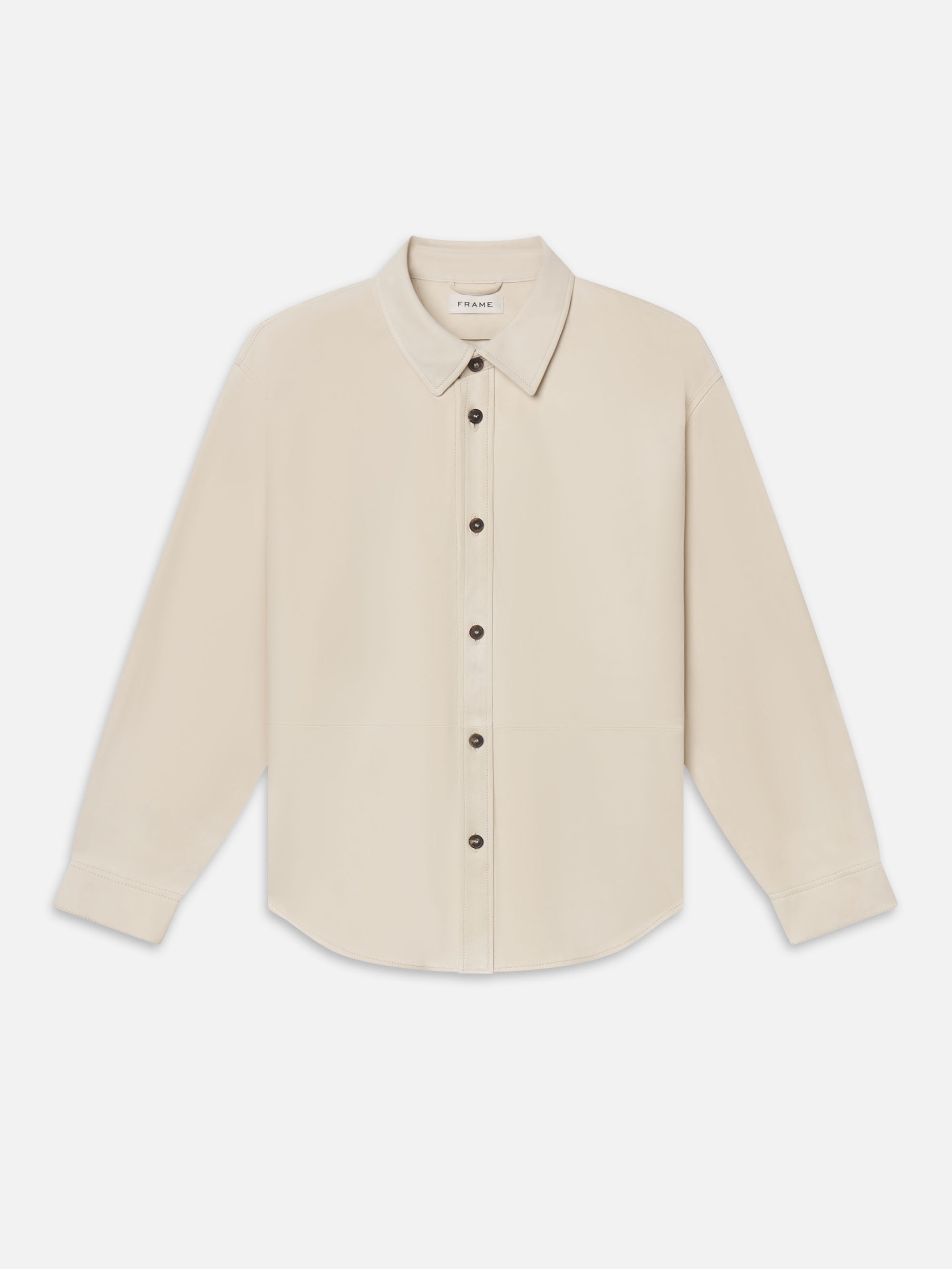 Suede Shirt -- Light Stone