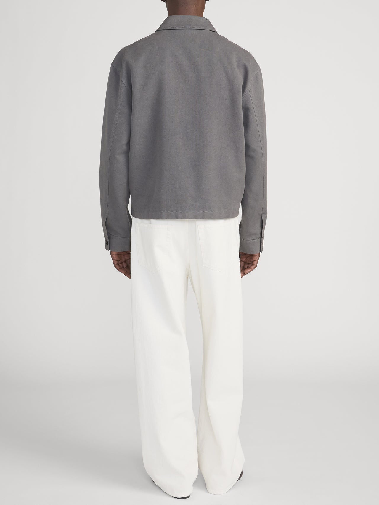 CANVAS TRUCKER JACKET MODERN GREY