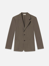Unlined Blazer -- Smoky Green