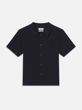 Open Weave Shirt -- Dark navy