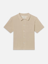 Open Weave Shirt -- Light Stone
