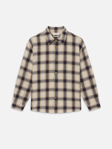 Plaid Overshirt -- Cream Plaid