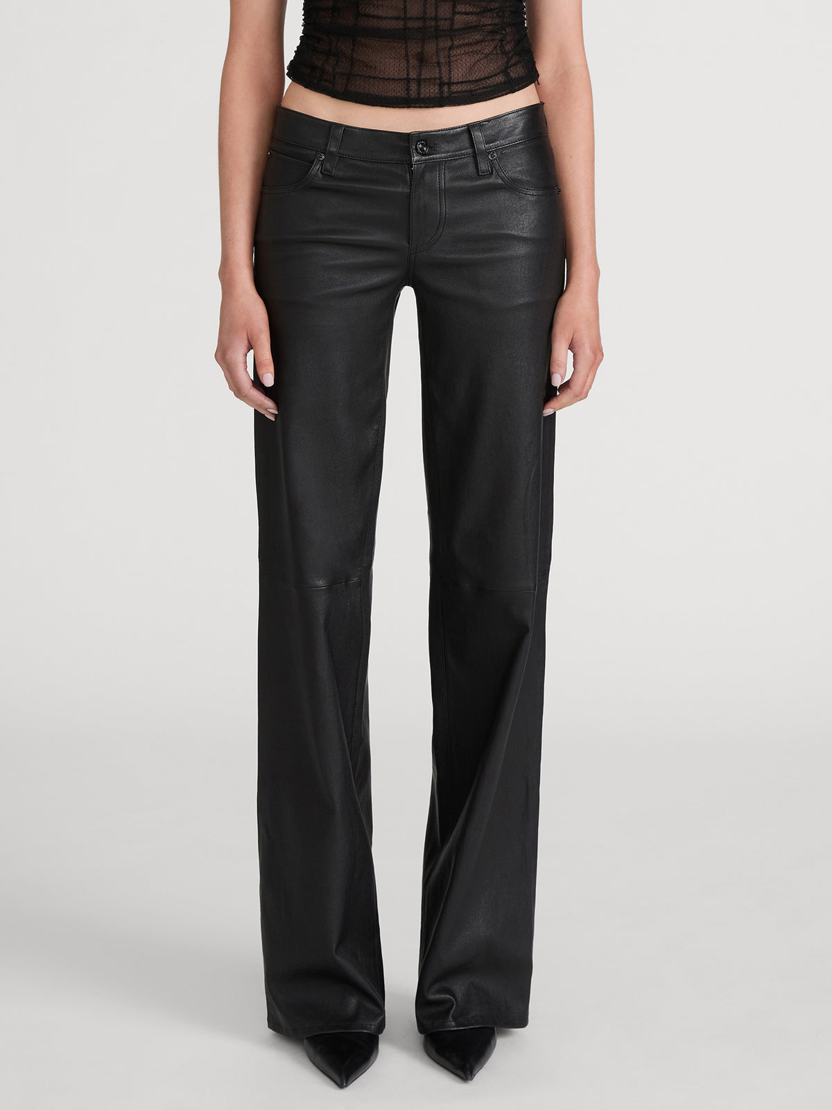 The Leather Gray -- Black