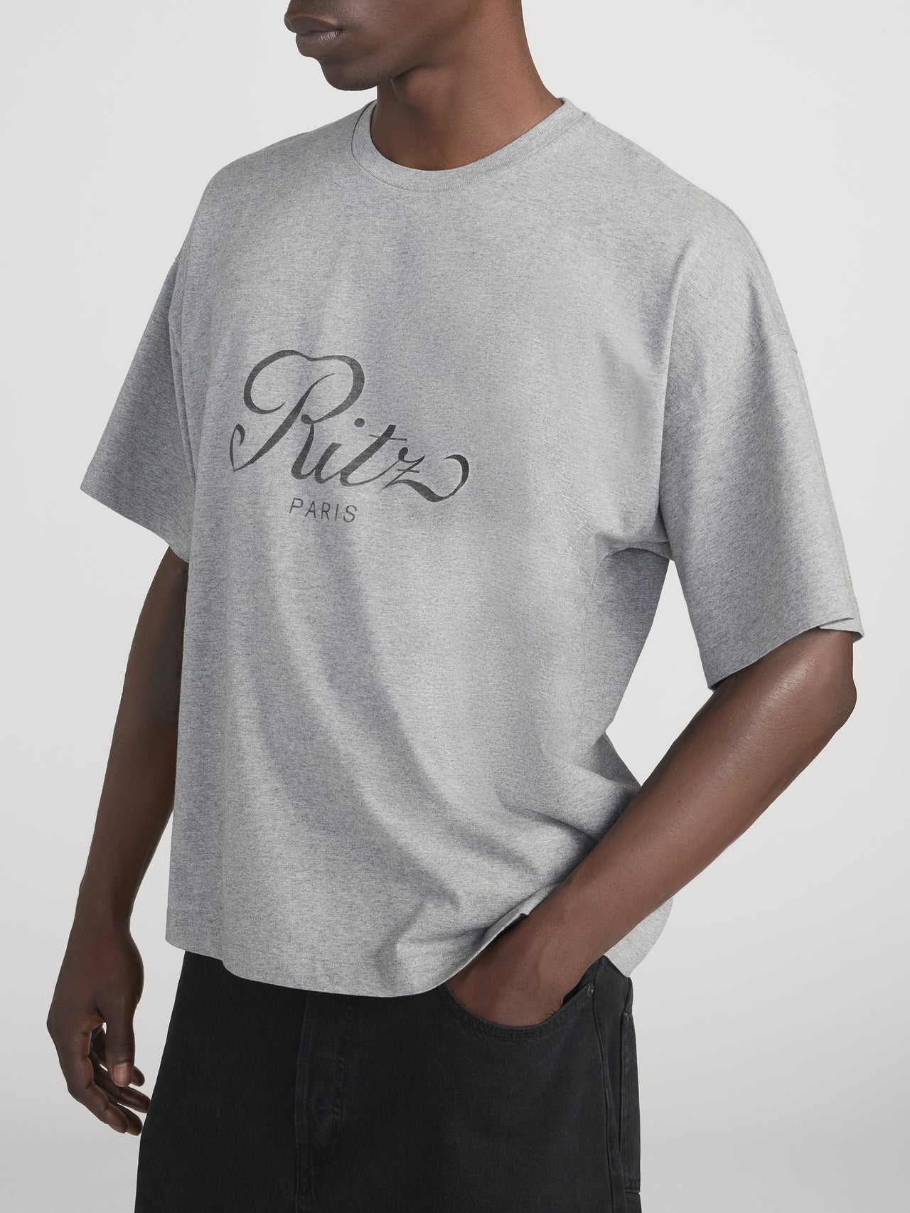 Ritz T-Shirt On Model Side Shot 