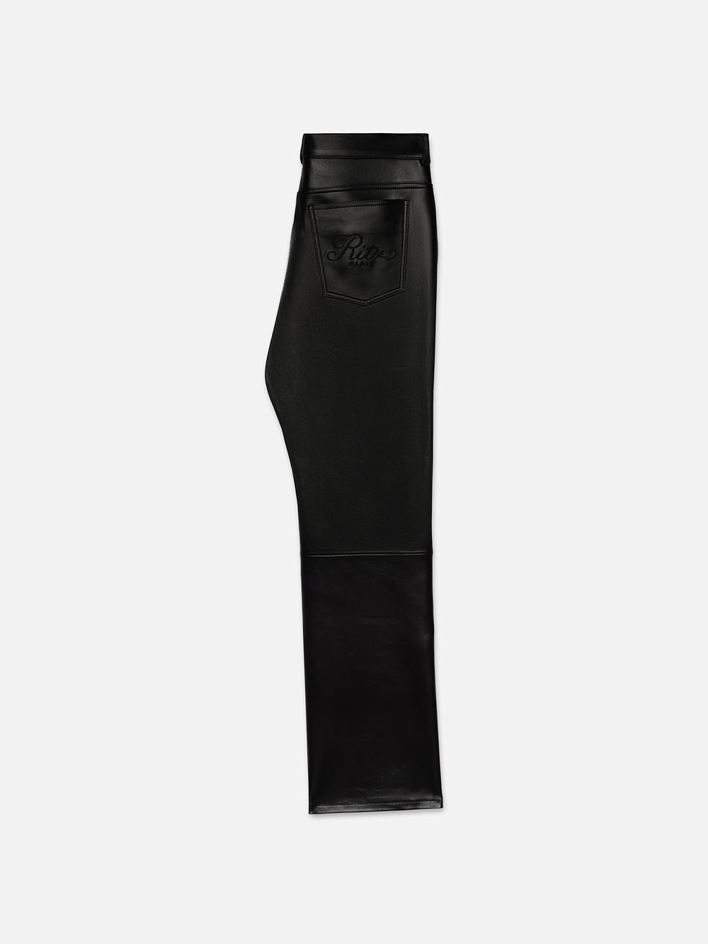 RITZ MEN'S LEATHER PANT BLACK