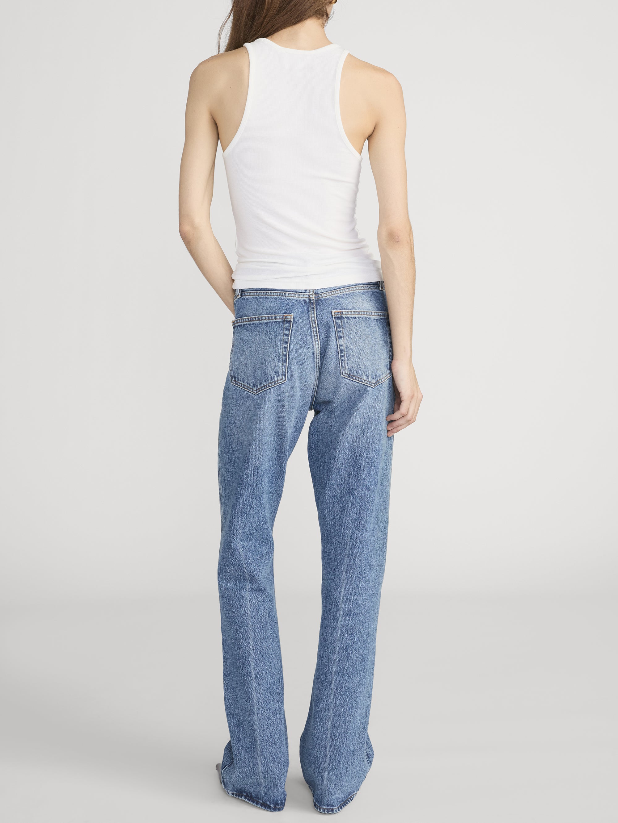 OVERNEATH Rib Tank Rib Sleeves セット チャコール OVERNEATH Rib Tank Rib Sleeves セット チャコール OVERNEATH Rib