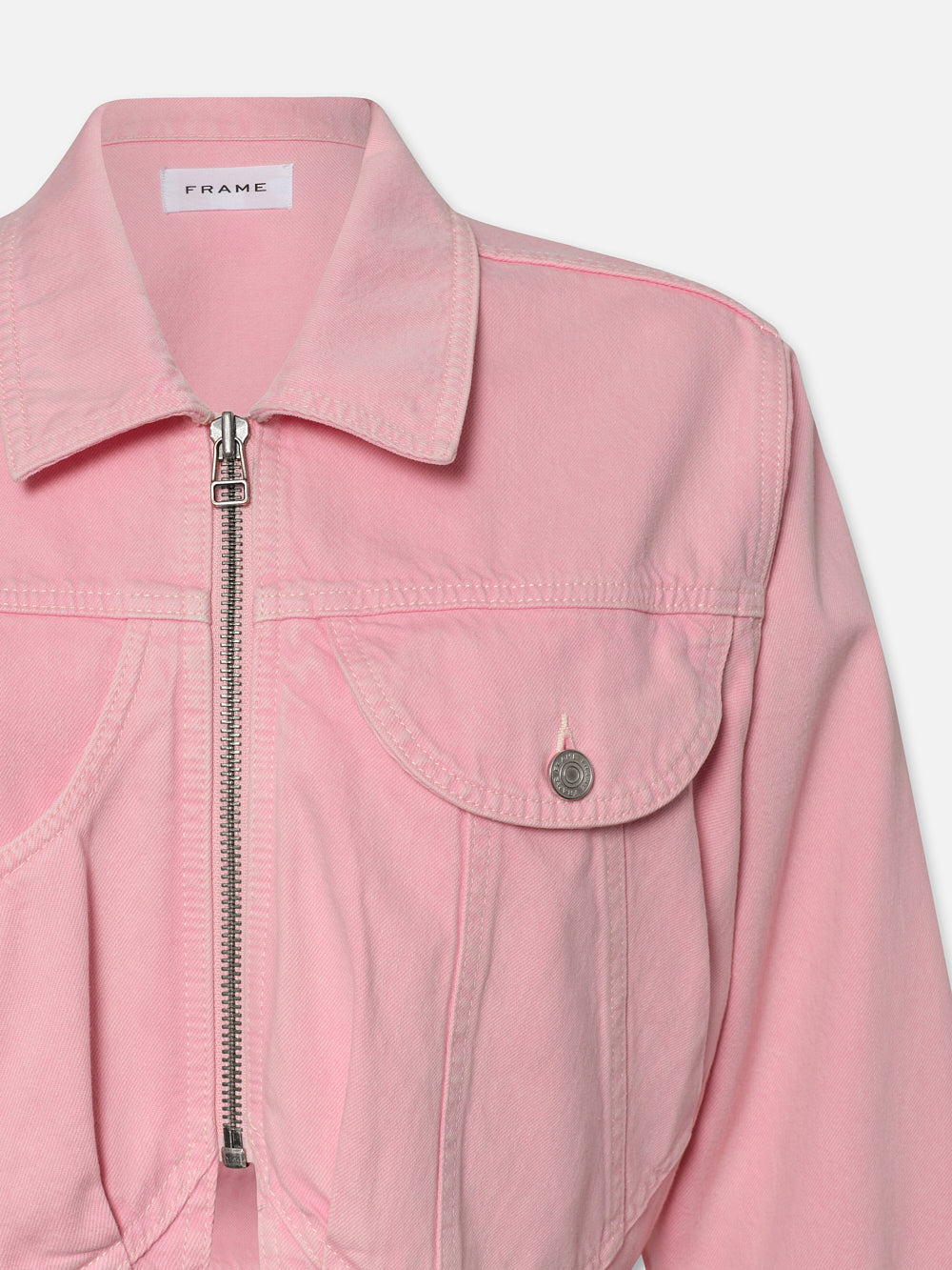 HEART JACKET WASHED DUSTY PINK FRAME