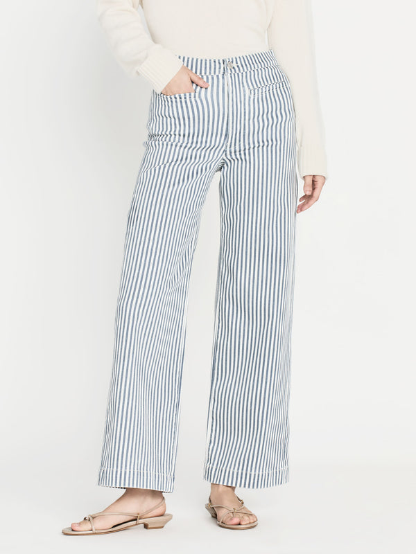 TAILORED TROUSER SEAPORT STRIPE – FRAME