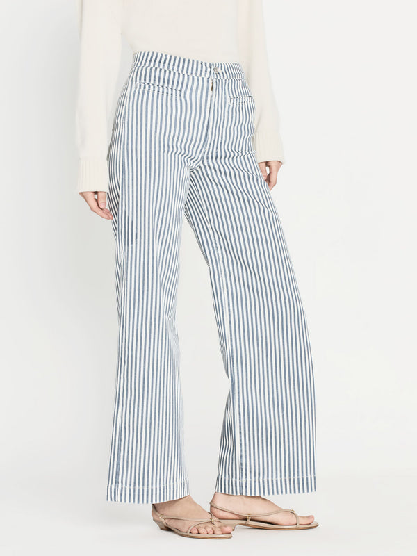 TAILORED TROUSER SEAPORT STRIPE – FRAME