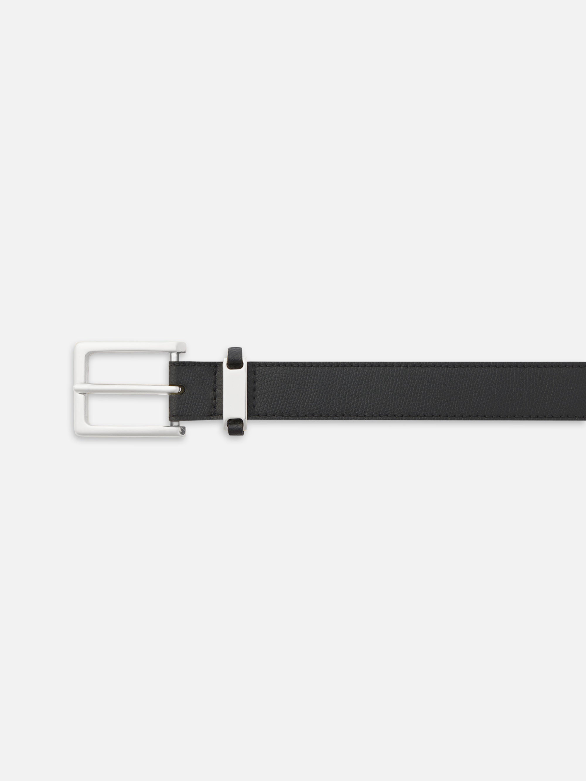 THE SQUARE BUCKLE BELT BLACK
