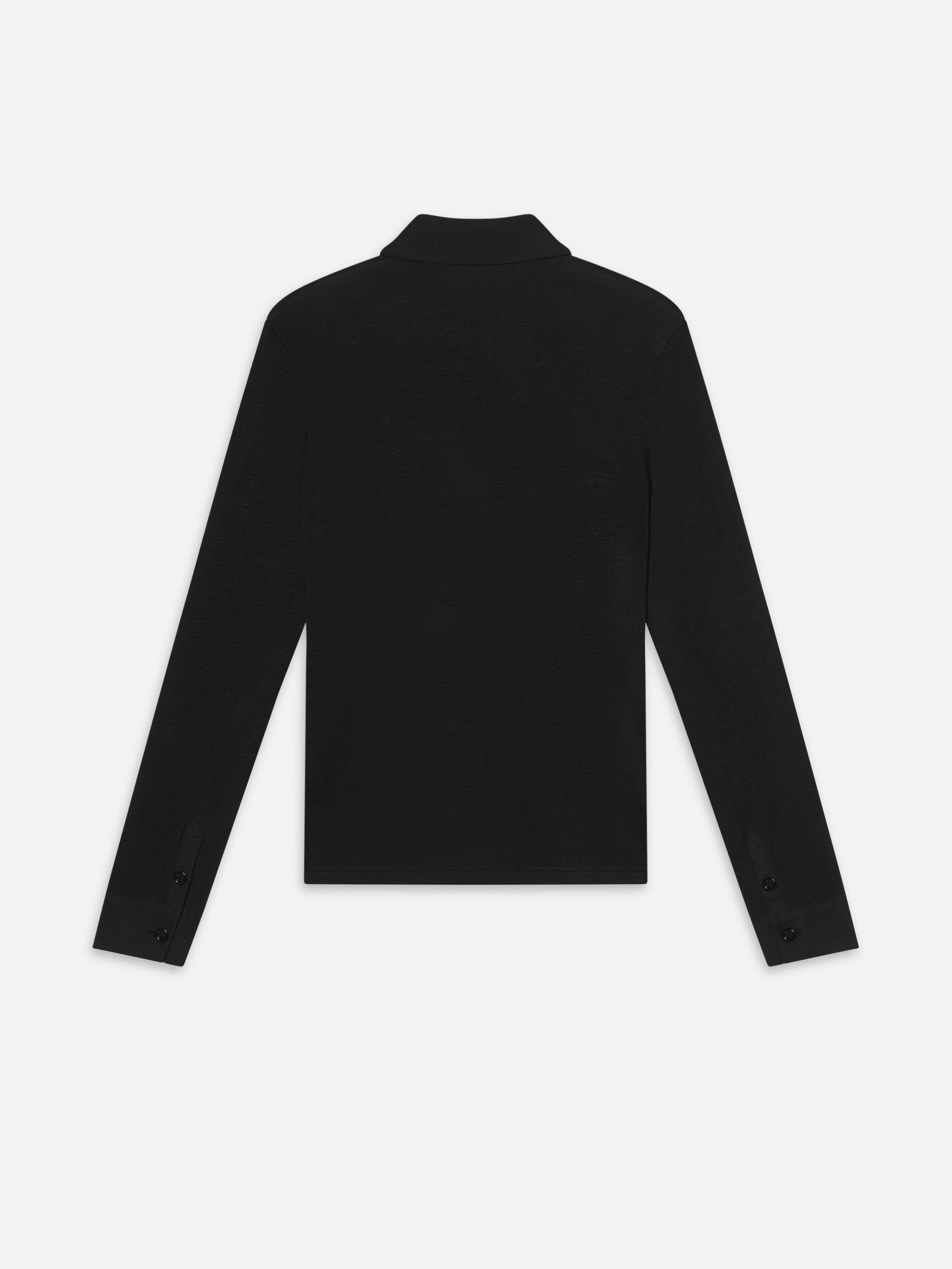 THE L/S CADDY POLO BLACK