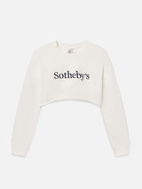 Sotheby’s Women's Cropped Sweatshirt -- Cream