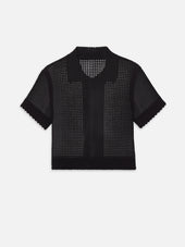 The Crochet Top -- Black