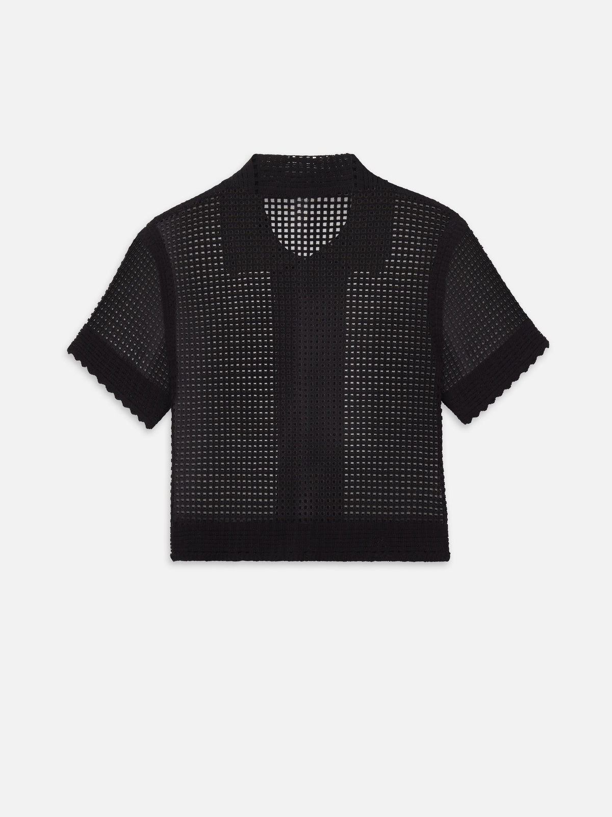 The Crochet Top -- Black