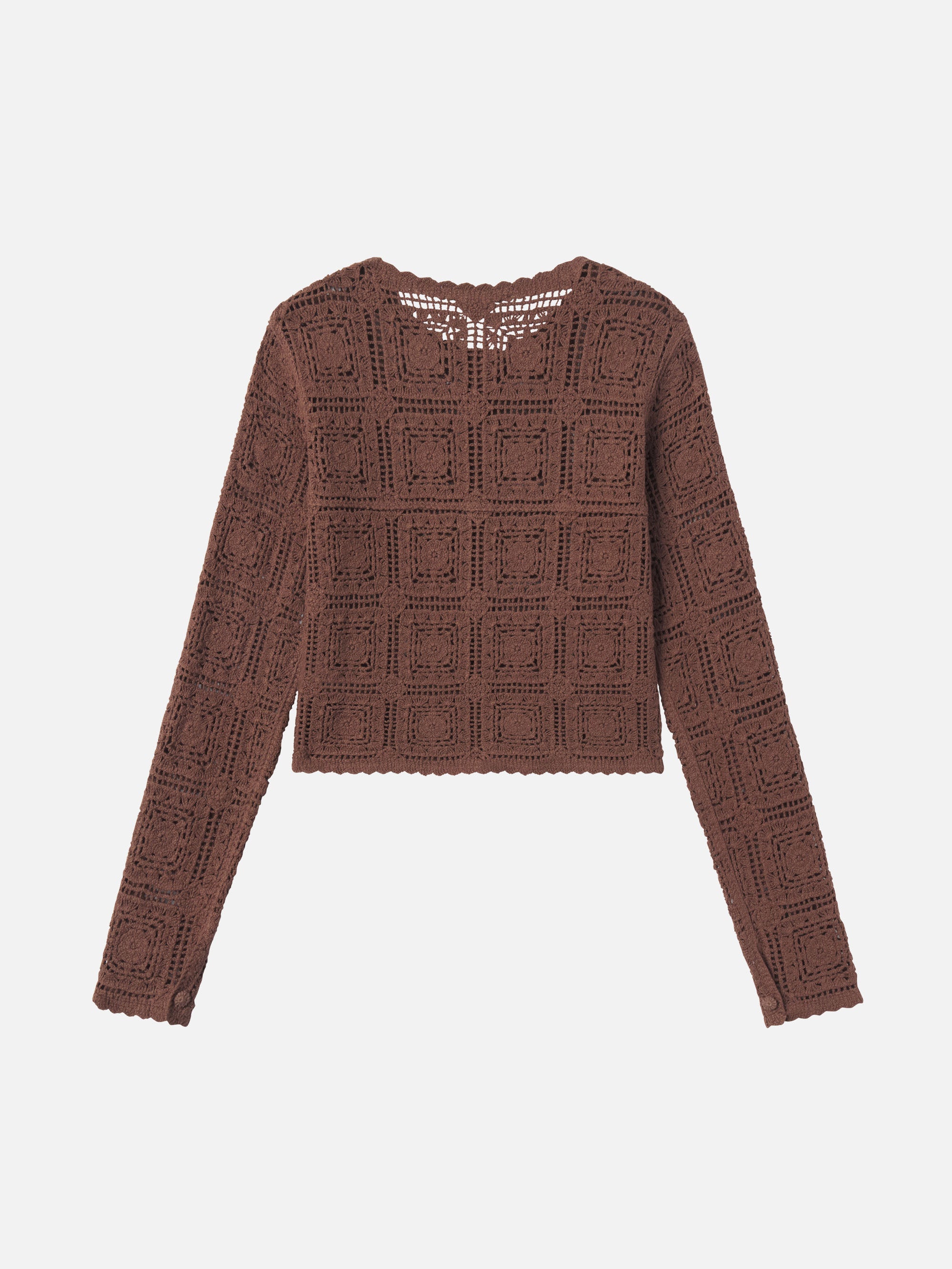 THE CROCHET CARDI CARAMEL