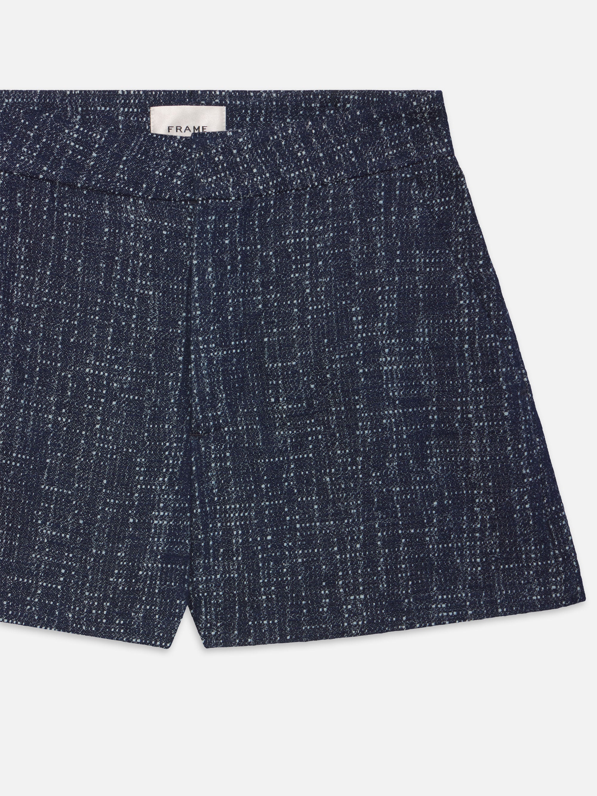 THE TWEED SHORT INDIGO
